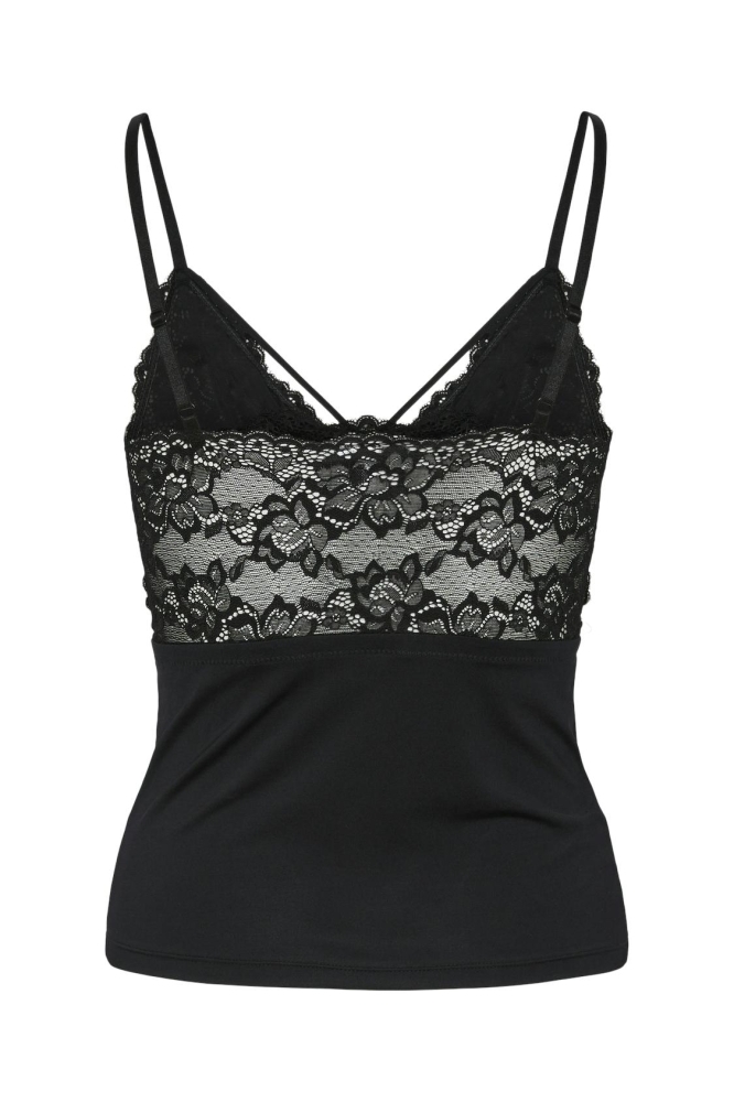 PCNICHELLE STRAP TOP NOOS 17143429 BLACK